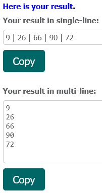 Online random number generator, integer & decimal